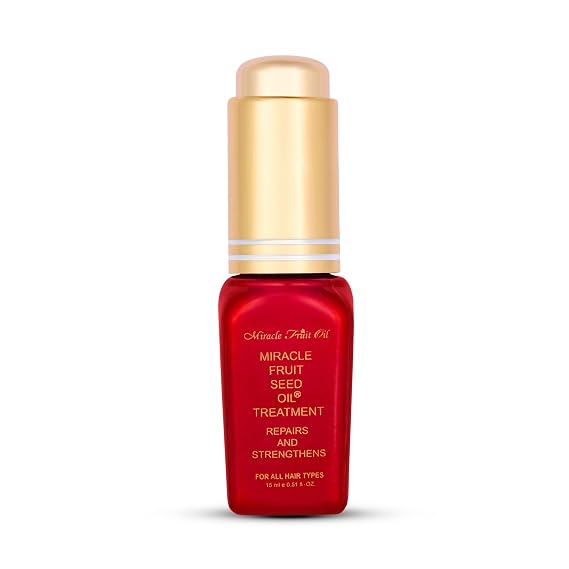 Miracle Fruit Oil Hair Care Treatment 15ml Luxurious Hair Oil for Damaged Hair Hair Oil For Dry Damaged Hair And Growth - Reduces Hair Breakage and Loss Ideal for All Hair Types