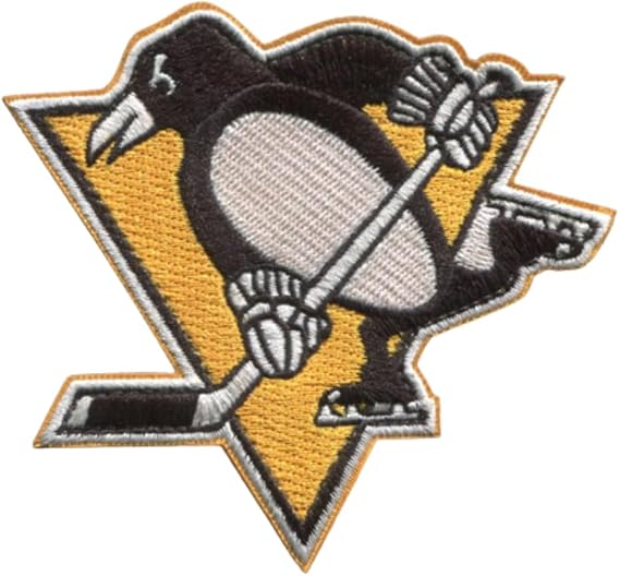 Official Licensed Pittsburgh Penguins NHL Team Patch (Medium) (Hook & Loop Patch - NOT Iron On) (License Reseller) - by HEDiGEAR