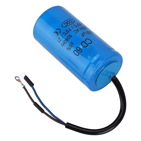 YWBL-WH CD60 200uF Run Capacitor 250VAC 50/60Hz for Motor Air Compressor