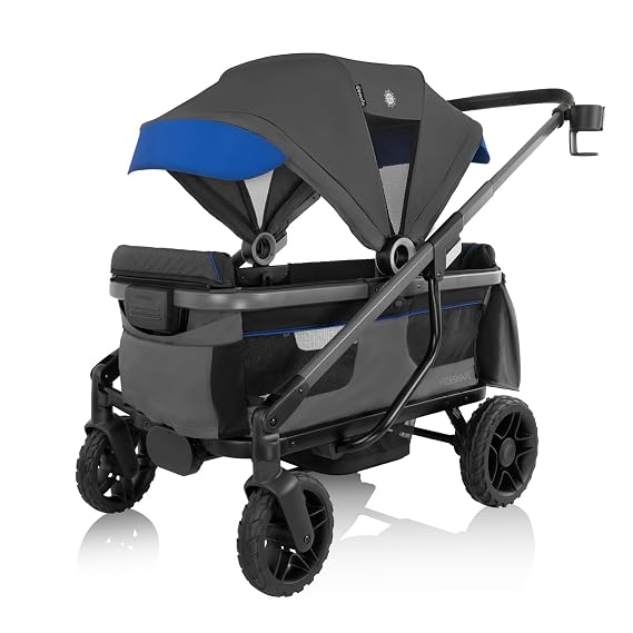 Evenflo Shyft Rideshare All-Terrain Performance Stroller Wagon (Electric Blue)