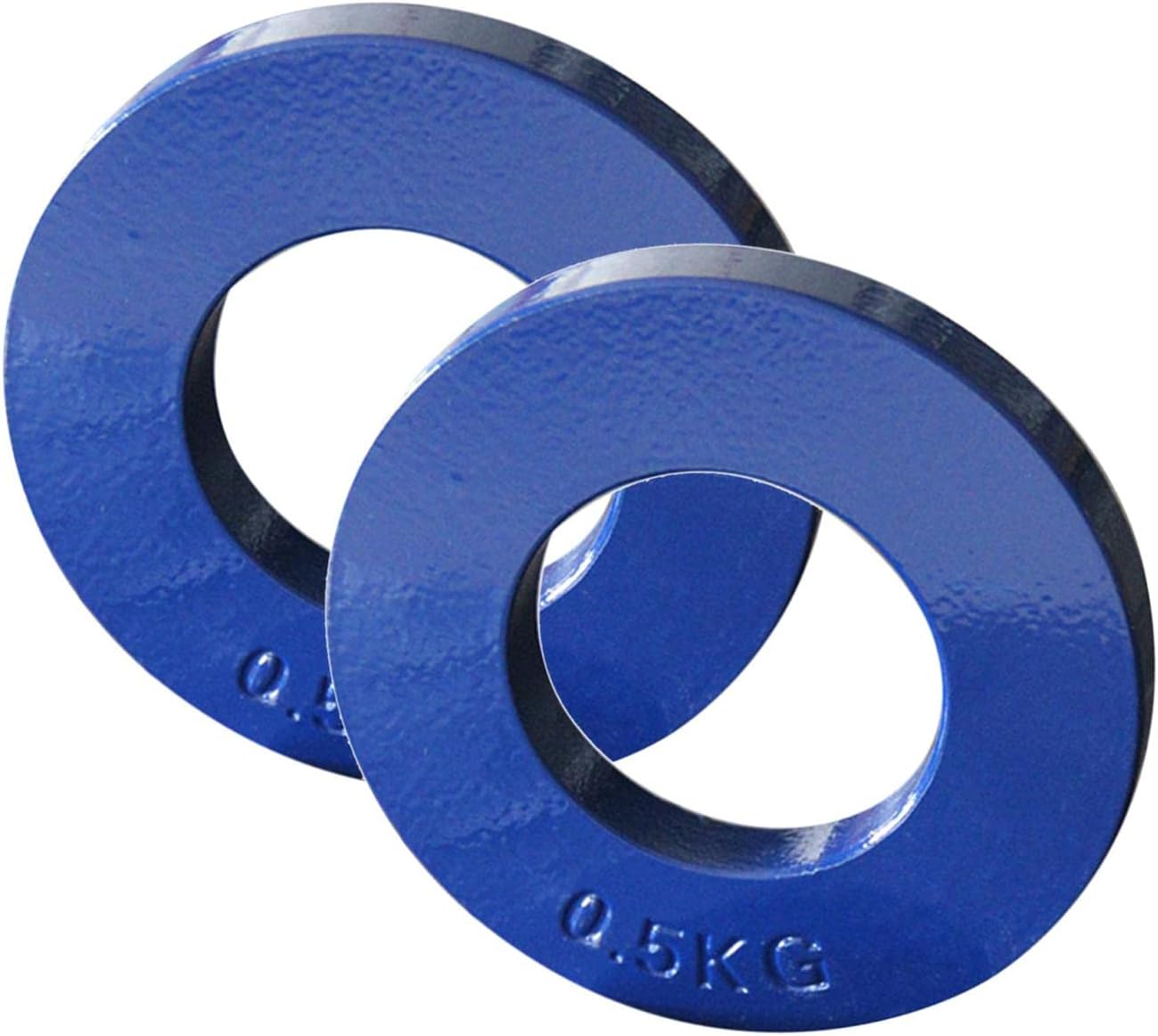 2 Pieces Micro Olympic Fractional Weight Plate Sets 0.25 Kg,0.5kg,0.75kg,1kg for Olympic Barbells, for Strength Training And Micro Loading