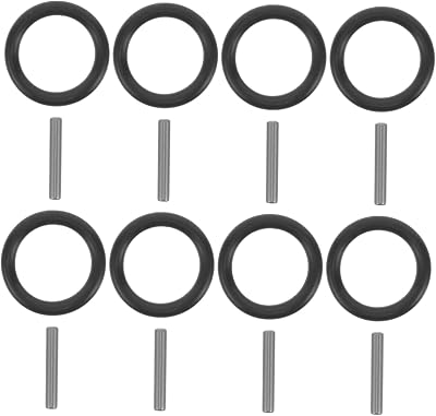 50sets Wrench Socket Pins Rubber Rings Multi-use Repairing Accessories for Electric Wrench Retaining Rings for Versatile Applications