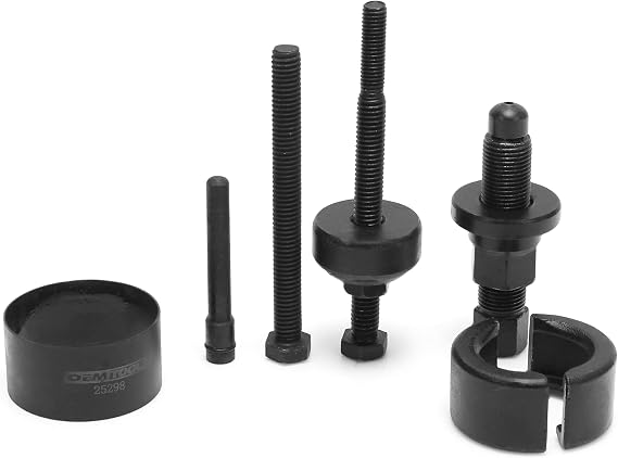 OEMTOOLS Power Steering Pulley Puller and Installer Kit, Removes and Installs Power Steering Pump Pulleys on Most Domestic Vehicles, Ford, GM, VW, 25298 No Case