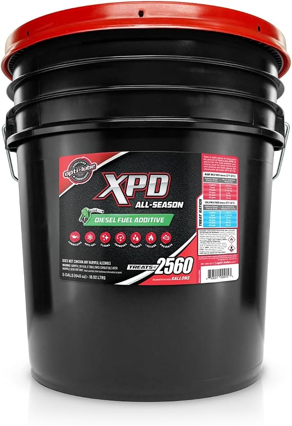 Opti-Lube XPD All-Season Diesel Additive, 5 Gallon Pail, Treats 2,560 Gal