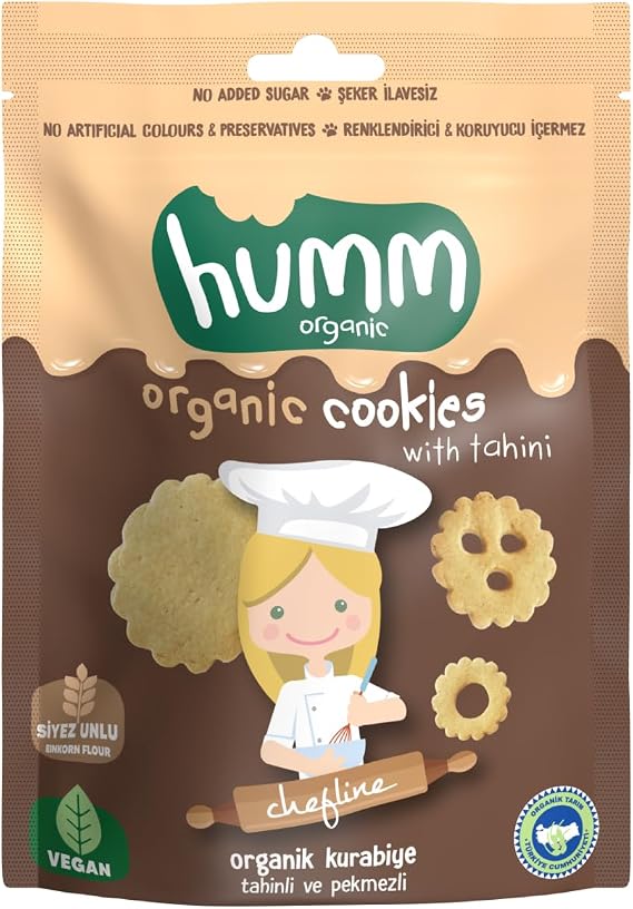 Humm Organic Tahinli ve Pekmezli Vegan Kurabiye 55 Gr