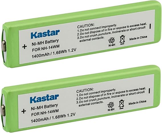 Kastar 2-Pack 7/5F6 1.2V Ni-MH Battery Replacement for Sony D-NE900 D-NE920 D-NE9 MZ-E25 MZ-E30 MZ-E33 MZ-E35 MZ-R909 MZ-N910 MZ-N1 WM-EX20 D-NE830 D-NE830LS Portable CD/MD/MP3 Player Gumstick Battery