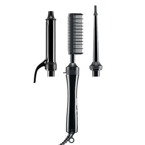 Paul Mitchell Texture 3-in-1 Interchangeable Curling Iron & Hot Comb
