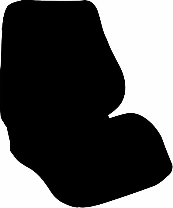 ProCar by Scat 80-1050-71R Black Vinyl Sides, Black Velour Insert Racing Rally Low Back Recliner Right Seat