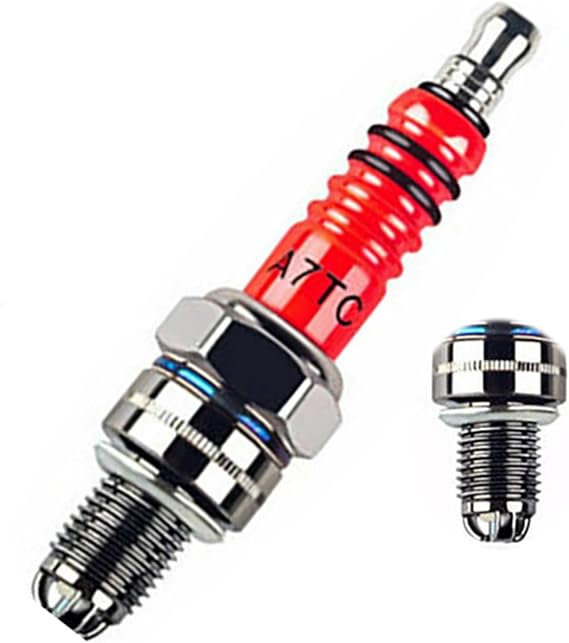 A7TC Spark Plug For GY6 Engine - High-Performance Replacement for 49cc 50cc 70cc 110cc Taotao Coolster Kymco Scooter and ATV (1)
