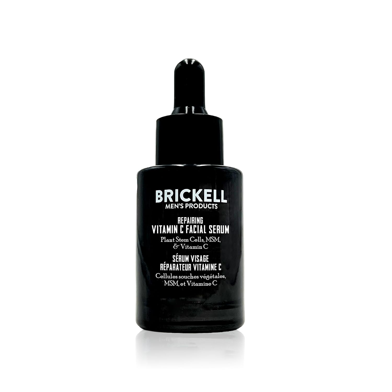 Brickell Anti-Aging Vitamin C Serum for Men for Face Repairing Night Face Serum for Men Natural and Organic Hyaluronic Acid Serum for Face 30 ml Perfumed
