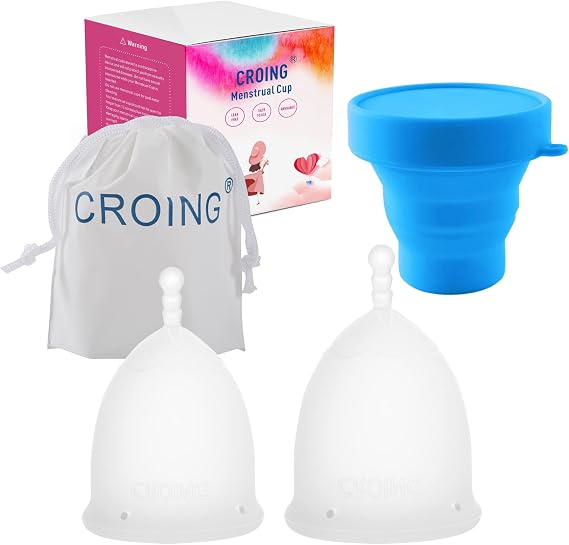 CROING Menstrual Cup 2pcs (White)