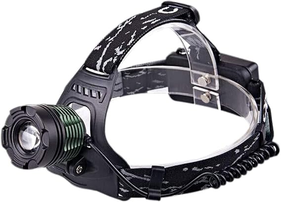 LED Headlamp, Charging Zoom Long-Range Head-Mounted Fishing Light Head-Mounted Strong Light Flashlight