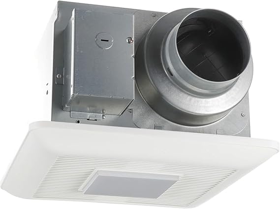 Panasonic WhisperCeiling Bathroom Exhaust Fan with Dimmable LED Light, 50-80-110 CFM, FV-0511VQL1