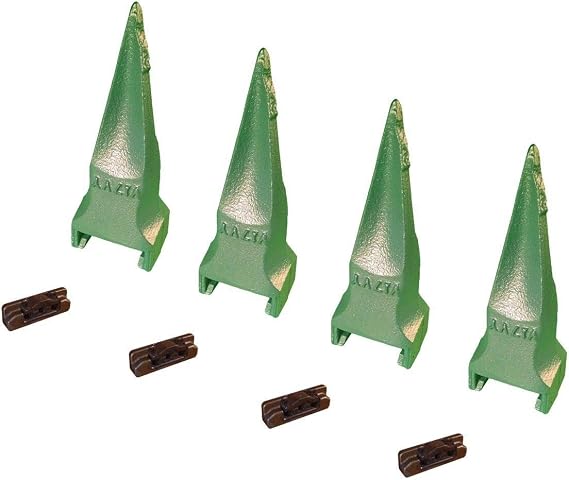4 - Backhoe, Excavator Rock Bucket Teeth & Pins - V17VY