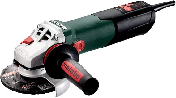 Metabo W12-125 Quick 10.5 Amp 11000 Rpm Angle Grinder with Lock-On Sliding Switch, 5"
