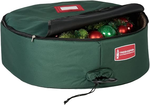 Christmas Wreath Storage Container, Wreaths Up to 48 Inch Diameter, Padded