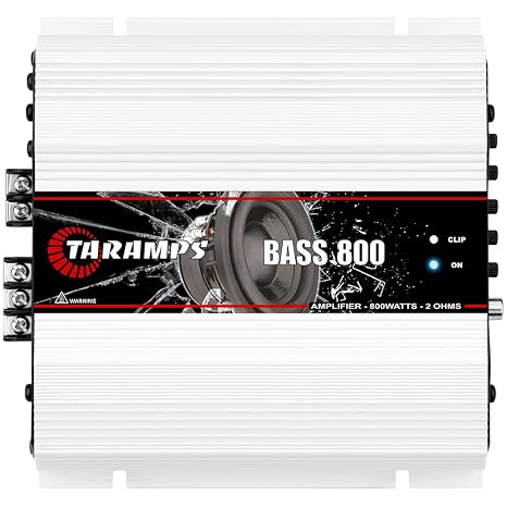 Taramps BASS 800 2 Ohms 800W RMS Monoblock Subwoofer Car Audio Amplifier