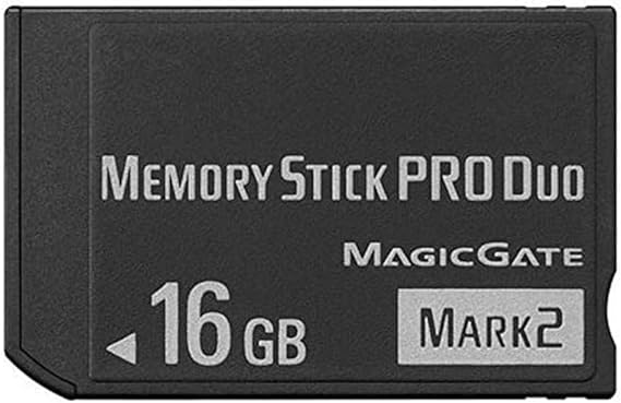 High Speed 16GB Memeory Stick Pro Duo (Mark2) PSP Memory Card Compatible with Sony PSP1000 2000 3000 Camera Memory Card