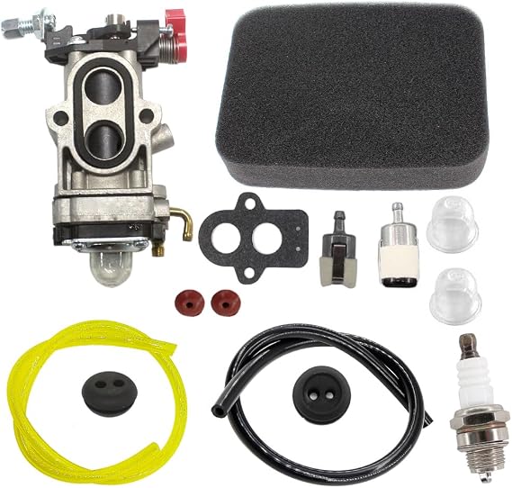 AISEN Carburetor for 581177001 502845001 Husqvarna 150BF 150BT 350BF 350BT Blowers Fuel Line Filter Air Filter Spark Plug