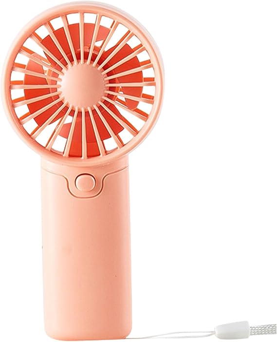 Handheld Fan Rechargeable, Lightweight Portable Powerful Handheld Fan Rechargeable,Ultra Quiet Battery Operated High-Speed Small Fans Portable for Outdoor Hiking Traveling Vacation