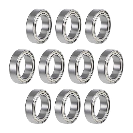 uxcell 6700ZZ Deep Groove Ball Bearings Z2 10x15x4mm Chrome Steel 10pcs