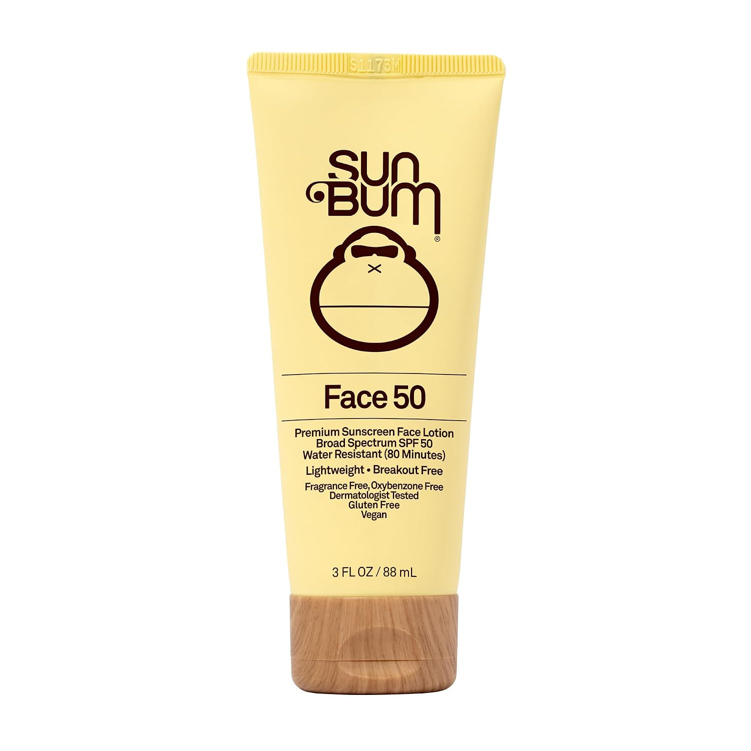 Sun Bum Original SPF 50 Sunscreen Face Lotion | Broad Spectrum Moisturizing Facial Sunblock with Vitamin E | Oil Free | Hawaii 104 Act Compliant Octinoxate & Oxybenzone Free | Travel Friendly | 3 oz