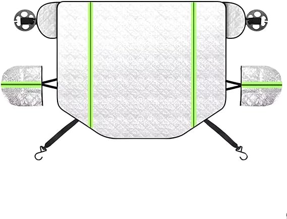 Custom Made Car Windscreen Cover Compatible With Suzuki Brezza 2016-2026,Windproof,snowproof,frostproof,waterproof,sunproof and UV-proof(silver)