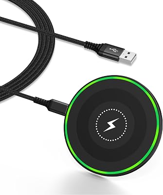 Android Phone Charger Samsung S25FE Wireless Charging Pad Phone Station Fast Charging for Samsung Galaxy S25 Ultra S25 S24 Plus S23 Ultra S23FE S22 Ultra S21 S20, iPhone 17 16 15 Pro Max, Pixel 9 Pro