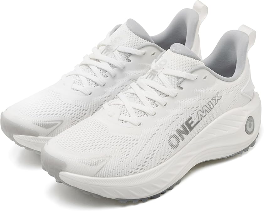 ONEMIX Running Shoes, Non Slip Sneakers for Men,Resistant Work Sneakers, Tennis Walking Road Running Athletic Shoes - Ideal for Food Service, Healthcare & Hospitality