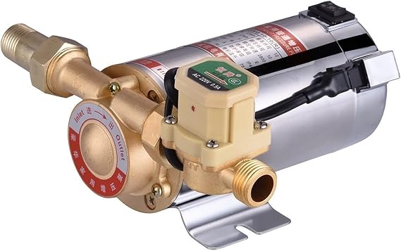 Mini Power Small Pump 280W 220V Household Mute Booster Pump for Tap Water Pipeline/Heater with Automatic Flow Switch,Solar Energy Panels,Hot and Cold (Voltage : 280W)