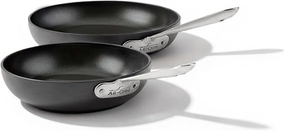 All-Clad HA1 Nonstick, 2-Piece Fry Pan Set, Induction Ready