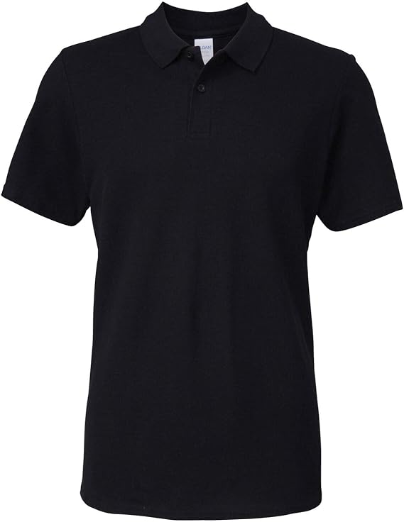 Gildan 64800 Softstyle Adult Double Pique Polo Shirt - L