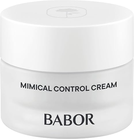 BABOR CLASSICS Mimical Control Cream, Light Facial Cream for dry Skin, Against expression lines and micro tensions, Vegan formula, 50 ml