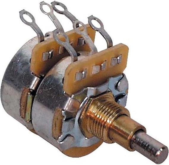 Fender Concentric 250K/500K Solid Shaft Potentiometer