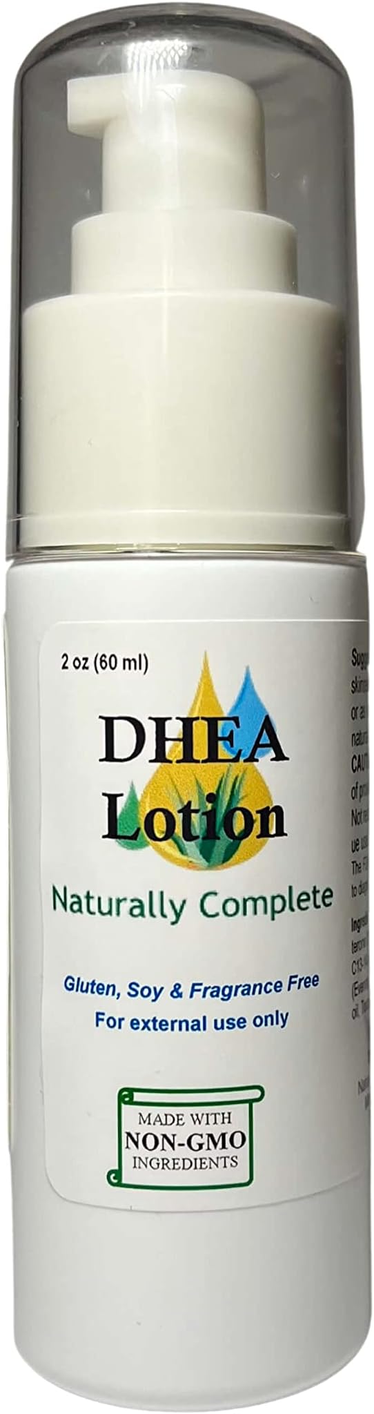 DHEA for Men and Women 2 oz. Pump Bottle | Non-GMO and Unscented