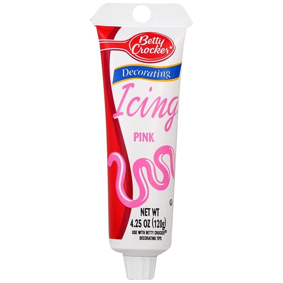 Betty Crocker Decorating Icing, Pink, Vanilla, 4.25 Oz