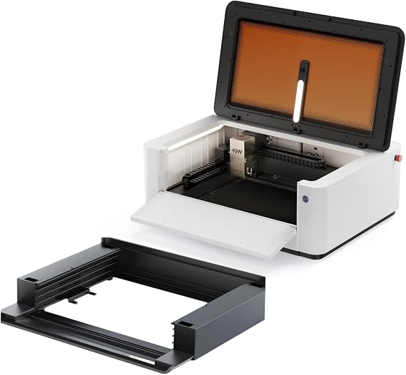 LaserPecker LX2 20W Laser Engraver Cutter + LaserPecker Riser Base for LX2