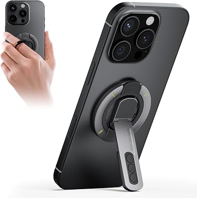 TODI Phone Grip Kickstand, 3-in-1 Phone Ring Holder