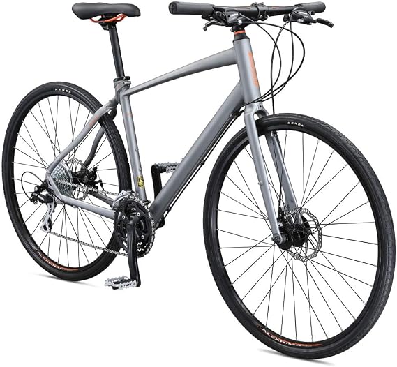 Schwinn Vantage Men and Women Adult Sport Hybrid Bike, 21 or 24 Speed Drivetrain, Aluminum Frame, Flat Bar, Disc Brakes, Smooth Ride Technology