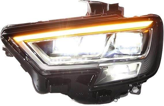 Car Styling Front Lights Compatible For Audi A3 Headlights 2017-2020 S3 All LED DRL Dynamic Turn Signal Head Lamps Xenon Beam Auto Assembly (Color : Full LED light)