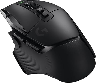 Logitech G502 X Lightspeed Wireless Gaming Mouse: Optical Switches, 13 Buttons, Up to 140 hrs Battery Life & USB-C, Infinite Scroll Toggle, PowerPlay Wireless Charging Capable, for PC/MacOS - Black