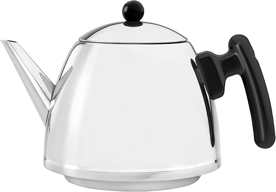 Bredemeijer - Teapot Duet Classic - 1.2L - Stainless steel - Black fittings