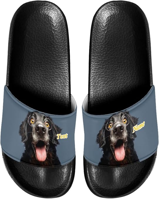Custom Slide Sandals for Women Men Personalized Photo Text Non-Slip Soft Summer Beach Slides