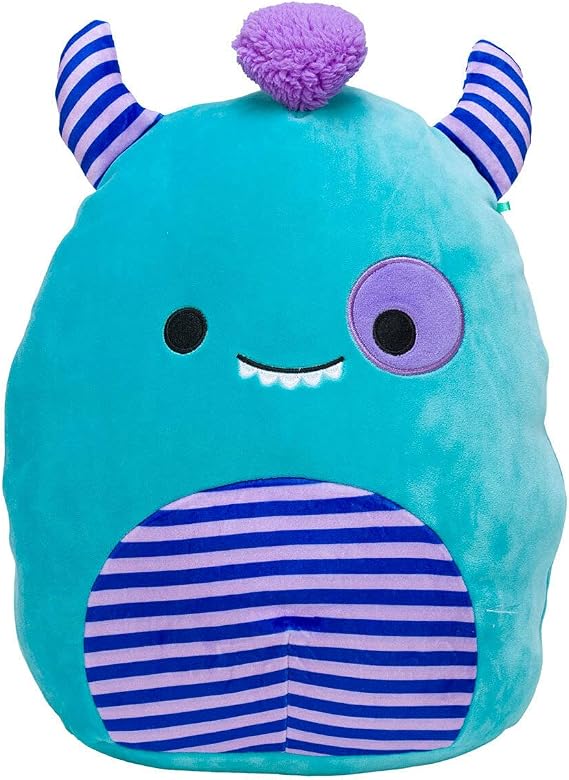 Squishmallow Official Kellytoy Morty The Blue Monster Plush Soft Squishy Stuffed Toy Animal