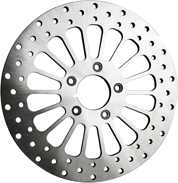 11.5" Front Brake Rotor Disc Compatible with Harley Sportster Touring Dyna Early Super Glide Softail Motorcycle Brake Rotor Superior Heat Dissipation