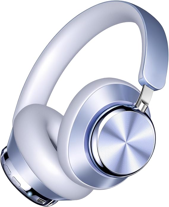 Wentronic Bluetooth Headphones 48 Hours Playtime 6 EQ Music Mode High Sound Quality Headphones with Soft Ear Cushion - Blue