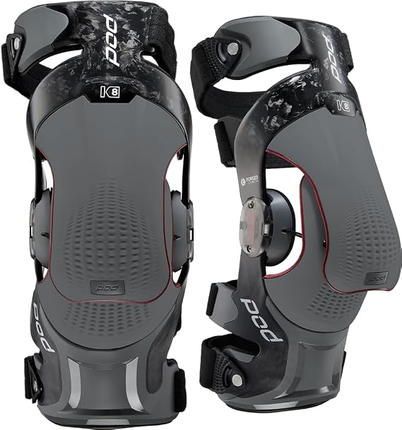 Pod Active K8 3.0 Knee Brace Carbon (PR) Carbon/Graphite 2X