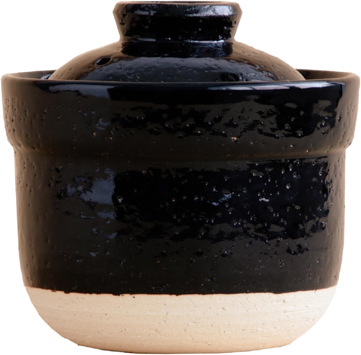 Iga no Takumi Instant Rice Pot Microwave Rice Cooker Clay Pot for One-Person Cooking Authentic Iga-Yaki Donabe – Perfect for Rice & Hot Pot US Version