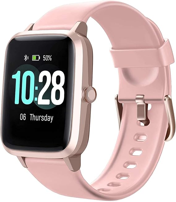 iPhone/Android için akıllı saat, IP68 su geçirmez aktivite fitness takip cihazı, erkek, kadınlar için, 1,3 inç tam dokunmatik renkli ekranlı, adım, adım sayacı, kalp atış hızı izleme ve uyku