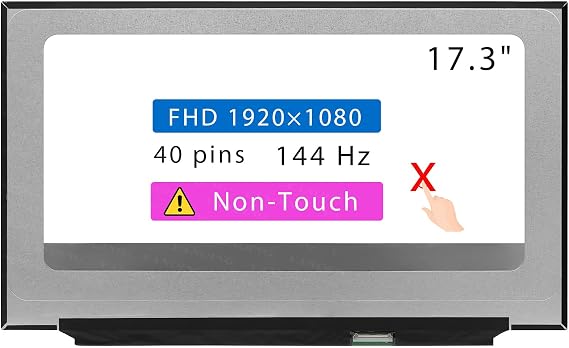 17.3" Screen Replacement for MSI Thin GF75 10SC-065FR
